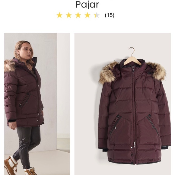 Pajar Jackets & Blazers - Pajar Panther Parka with Split Hood burgundy 1X